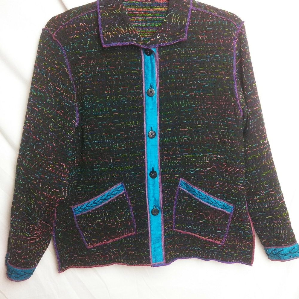 Yak Magik Art To Wear Reversible Jacket